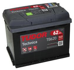 Tudor Start-Stop EFB Batterier med hög laddningsmottaglighet och 3 gånger högre cyklingslivslängd än ett standardbatteri.