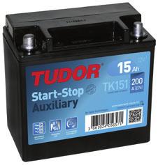 Tudor Technica Komplett sortiment av allroundbatterier för normal användning.
