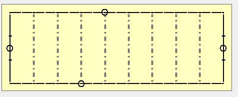 konstruktören till uppgift att dimensionera en byggnad med endast tre stabiliserande vindkryss, vilket försämrar stabiliteten i byggnaden och ökar påverkan.