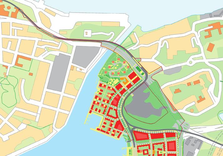 Syftet med projekt Danvikslösen är att stadsmässigt utveckla och länka samman de nya områden som växer fram kring gränsen mellan Stockholm och Nacka med bostäder och goda trafiklösningar.