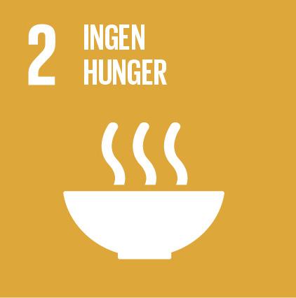 1. Inledning Avskaffa hunger, uppnå tryggad livsmedelsförsörjning och förbättrad nutrition samt främja ett hållbart jordbruk Mål 2 i de globala målen Agenda 2030 handlar om att avskaffa hunger, uppnå