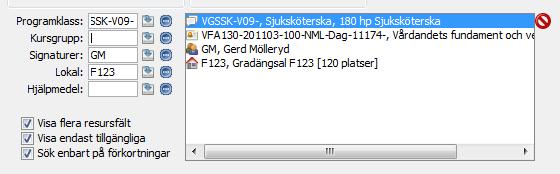 Välj datum och tid genom att använda fälten som finns under start och slut. Det finns flera sätt att välja ett datum, du kan skriva direkt i fältet, använda + och knapparna eller kalendern.