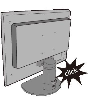 Installera LCD-monitorn Borttagning av basställningen Innan du startat demonteringen av monitorns bas, läs igenom