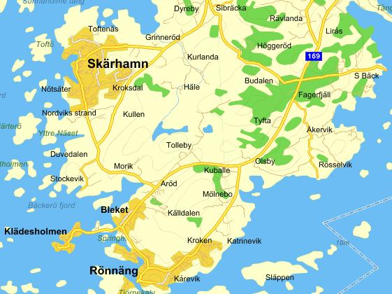 1 Inledning En ny detaljplan för Stockevik, del av Nötsäter 1:311 m.fl, i sydvästra delen av Tjörn håller på att tas fram, se figur 1.