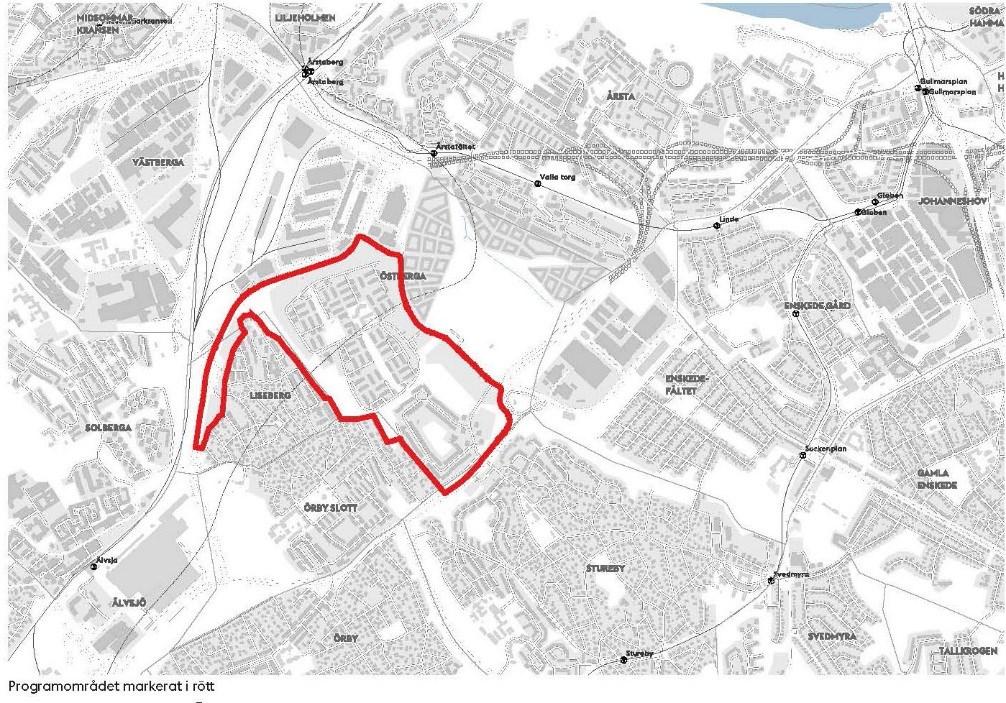 Sida 3 (15) Utlåtande Syfte Programmet syftar till att redovisa ett helhetsgrepp kring stadsutvecklingen i Östberga.