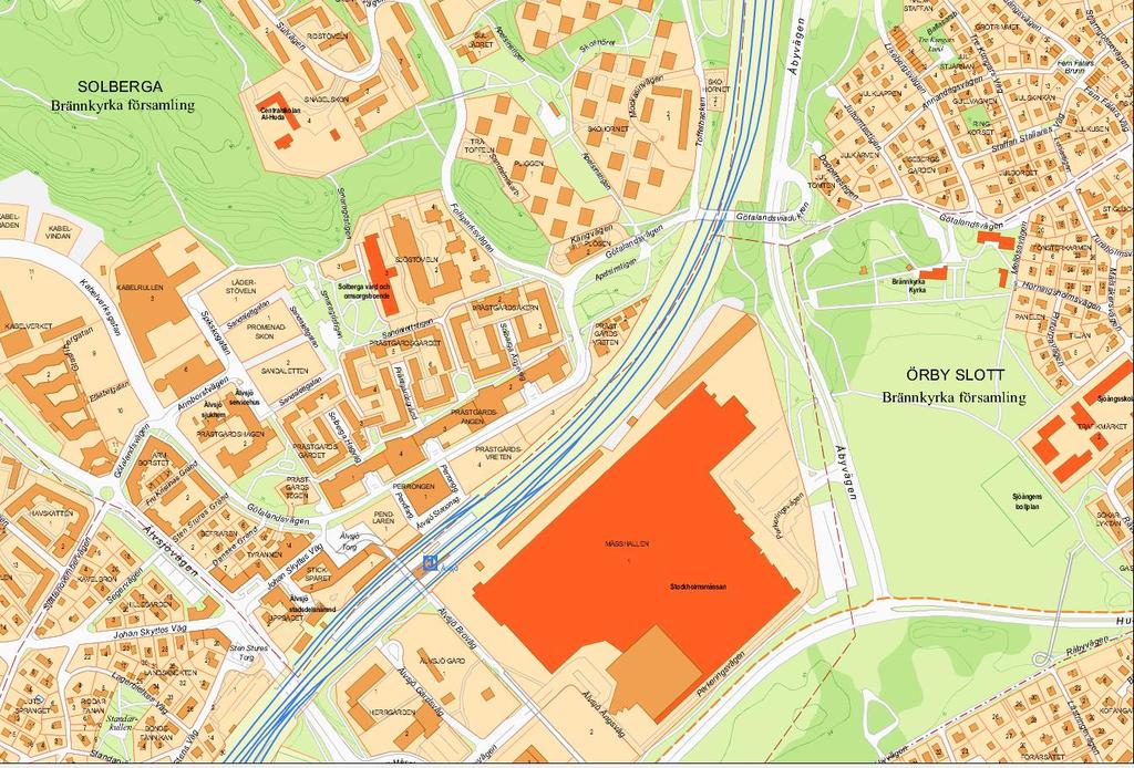 Västberga 1:1 och Solberga 1:1 i stadsdelen Solberga. Tävlingen riktar sig till byggherrar som tillsammans med ett ungt arkitektkontor ska ta fram ett bebyggelseförslag.