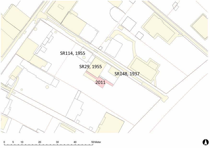 Figur 2 Schaktplan över kv.