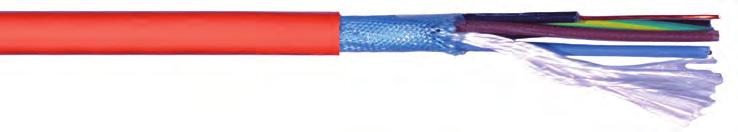 Novosafe NHXH FE 180 / E90 0,6/1 kv Brandresistent halogenfri starkströmskabel av halogenfri polymer Flamhäande vävbandage Innermantel av halogenfri polymer av halogenfri polymer Ledare av entrådig