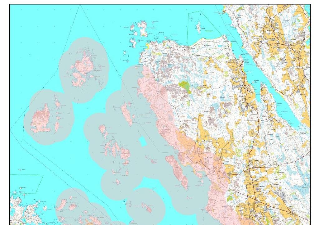 Figur 6.3.3c. Exempelområdet i Oravais- Monå- Kantlaxfjärden.