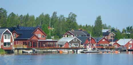 SXK-bojar som man kan använda om man vill ta en paus. Vi tog här och rodde in till ett litet skär för att hundarna skulle kunna göra ifrån sig.
