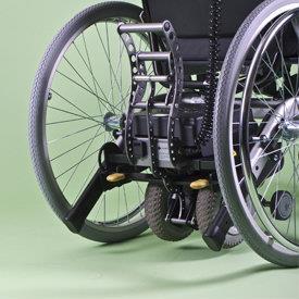 Drivaggregat E-walk Drivaggregat till manuell rullstol Hjälpmotor som monteras på manuella rullstolar för att underlätta körning på