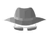 Grey hat hackers Mellan en etisk white hat och en ondsint black hat finns en grey hat hacker med blandade avsikter.
