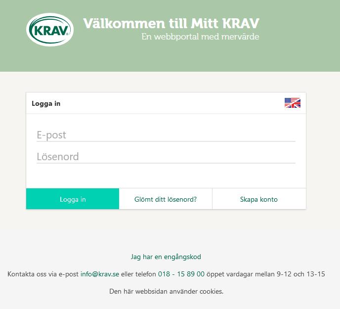 Lantbrukscertifierade: logga in och rapportera produktionsuppgifter i Mitt KRAV Du ska årligen lämna uppgifter om din produktion till KRAV och säkerställa att de är aktuella och