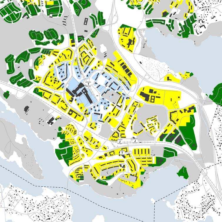 Inom kommunens översiktsplan och parkprogram inns mål om att alla staden invånare ska ha god park- och naturtillgång. Bristen på grönområden i Farsta ger en liten frihet att exploatera.