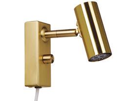 499.  NYHET Vägglampa Ray i vit metall med