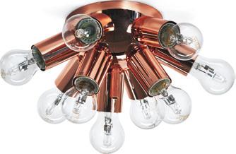 495  Design: Katarina Dahl Taklampa Crown i metall, 5-armad.
