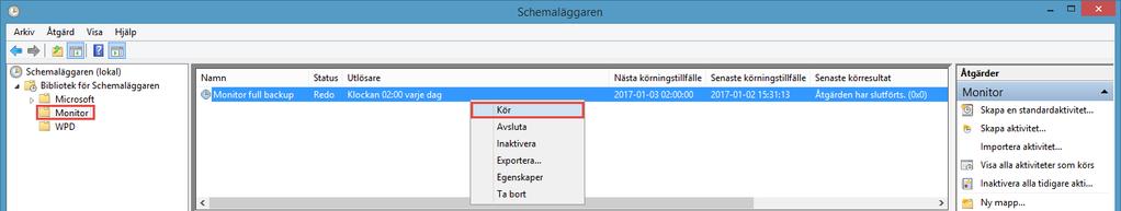 Uppdatera MONITOR G5 MONITOR Installationshanterare används för att uppdatera MONITOR G5 Server och databaser till senaste version. Själva uppdateringen är helt automatiserad.