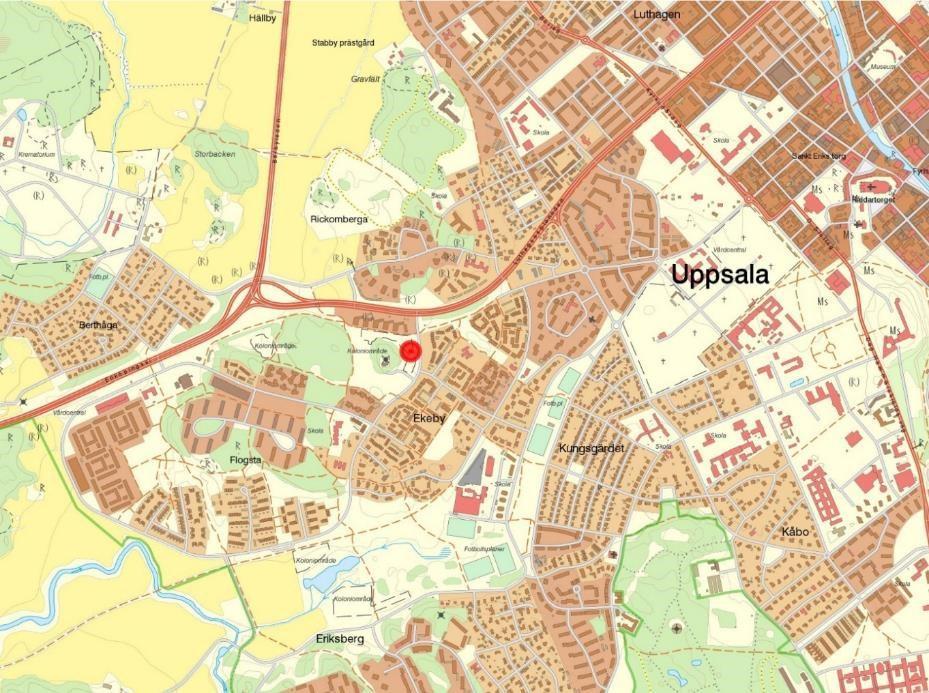 STADSBYGGNADSVISION Målsättningen med detaljplanen är att skapa nya smålägenheter i ett relativt centralt läge i staden.