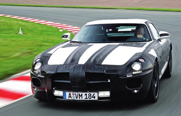 SLS HAR IDEL GODBITAR UNDER SKALET Motorn är från E 63 AMG, men