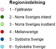 Exakta koordinater för mossprover som insamlats nationellt av Riksskogstaxeringen inom Sveriges Lantbruksuniversitet (SLU) får ej publiceras varför dessa provpunkter i Figur 2 angivits med stora