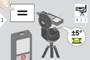 Funktioner Mätningar punkt-till-punkt utplanat* * Funktionen är aktiverad vid anslutning till Leica DST 360 adapter.