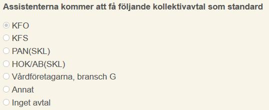 Om BankID och internt godkännande väljs har assistenten möjlighet att välja hur rapporten godkänns. Men om assistenten signerade med BankID, då måste också anordnaren signera med BankID.