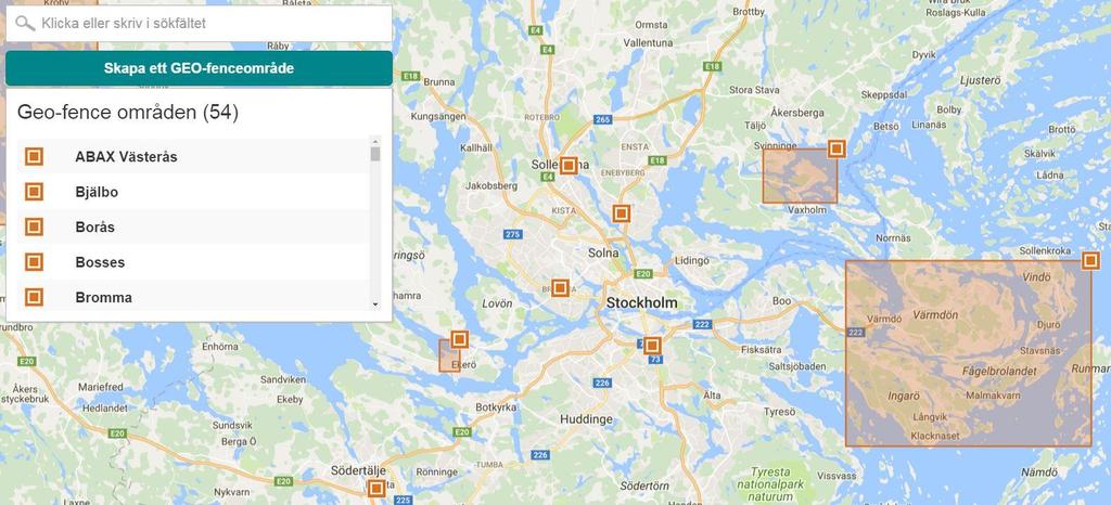 Visa etikett Etiketter kan stängas av eller på. Informationen på etiketten kan ändars under Företagsinställningar.