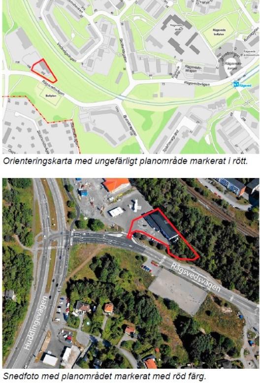 Sida 4 (7) Tidigare beslut Tanklocket 3 är planlagd för tekniskt ändamål i dag. Den del av Älvsjö 1:1, som berörs är i dag parkmark.