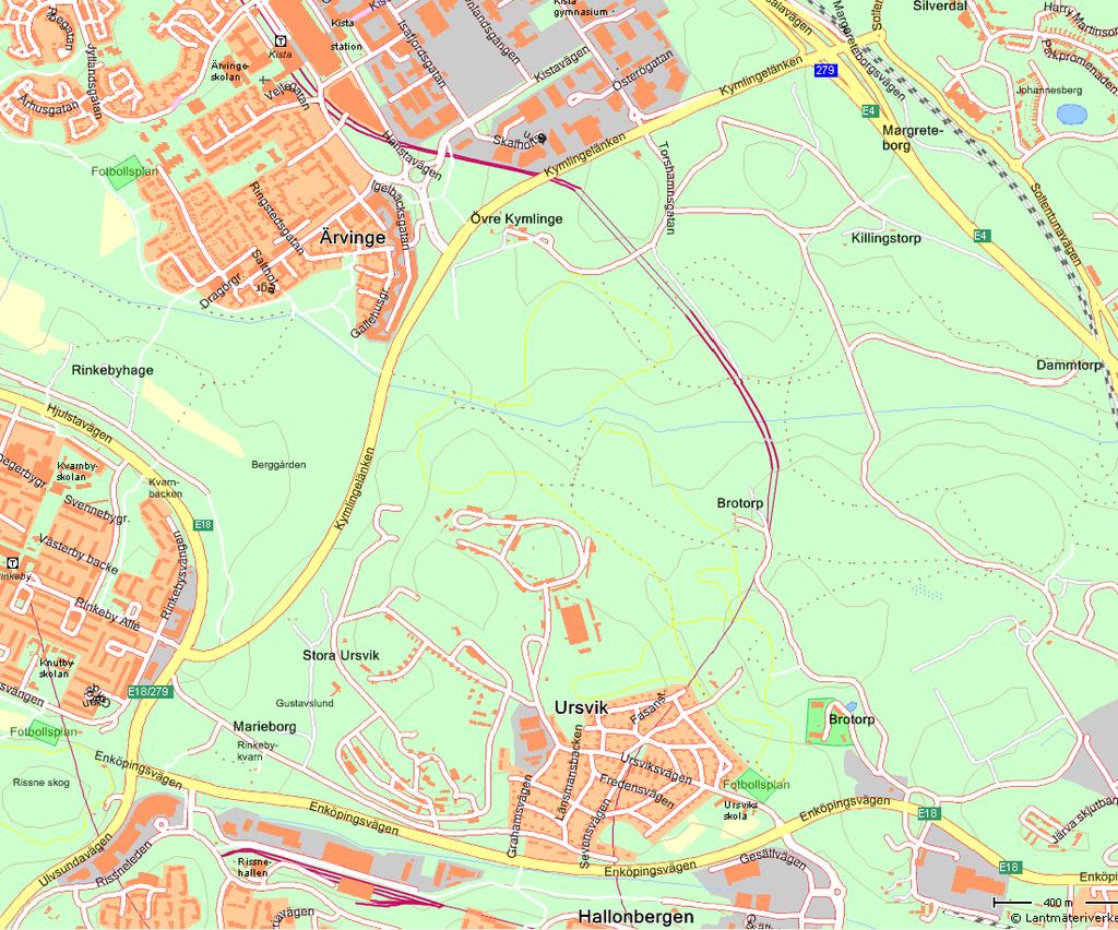 1. Bakgrund och syfte En ny stadsdel planeras i Stora Ursvik i Sundbybergs kommun. Fullt utbyggt omfattar projektet drygt 6 000 bostäder och 125 000 m 2 BTA lokaler.