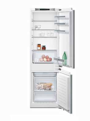 VITVROR TILLVL KYL/FRYS, ROSTFRI Höjd 186 cm KYL/FRYS, VIT Höjd 186 cm Snickerilucka anpassas enligt luckval i kök KYLSKÅP FÖR INYGGND Nischhöjd 178 cm.