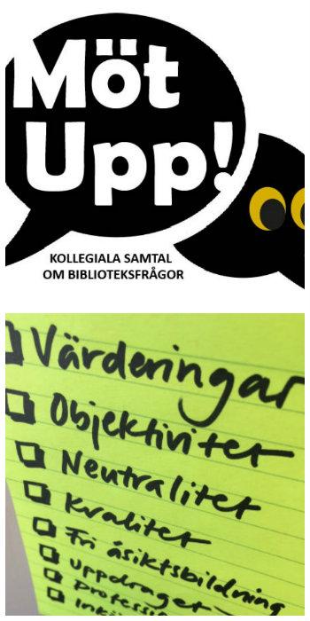 bibliotekschef i Huddinge kommun, inleder halvdagen med sina tankar.