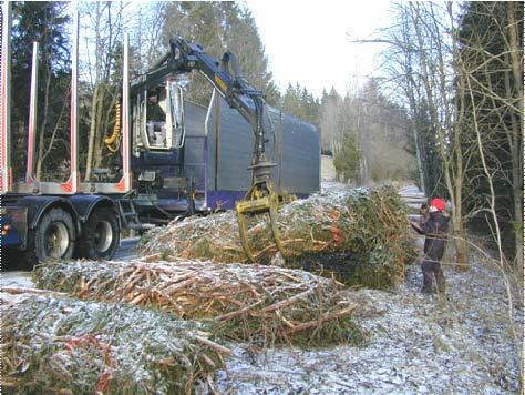 INFO från projektet 33 Vilka mängder och fraktioner skavs av vid buntning med WoodPac?