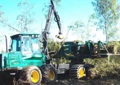 förblir flis Buntkvistning (MTH-kvistning) (MTH = multi-tree-harvesting) Buntning Buntning, av