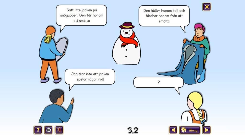 Concept Cartoons som utgångspunkt för undersökningar Concept Cartoons visar elevers förståelse av begrepp samtidigt som de väcker nya frågor som kan lösas genom nya undersökningar.