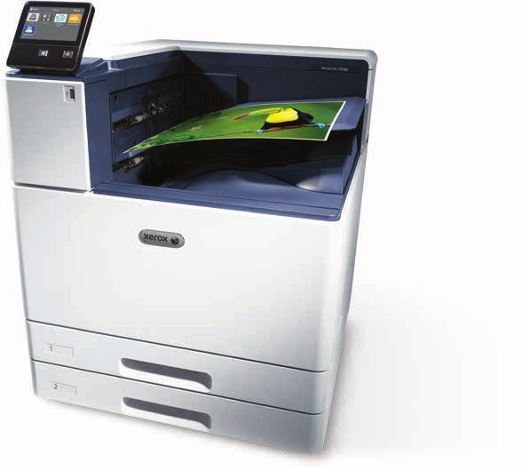 Xerox VersaLink C9000 Colour Printer Konsekventa och livfulla färgutskrifter via professionella färghanteringsverktyg. Exceptionell materialflexibilitet. Enastående prestanda och tillförlitlighet.