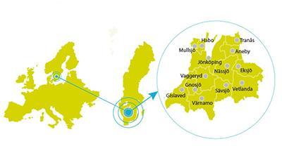 1. Inledning 1.1 Region Jönköpings län Jönköpings län har idag runt 342 000 invånare vilket gör det till det sjätte största länet i Sverige befolkningsmässigt.
