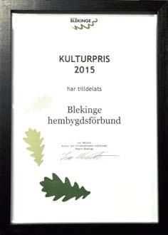 14 000 personer fick Region Blekinges kulturpris 2015.