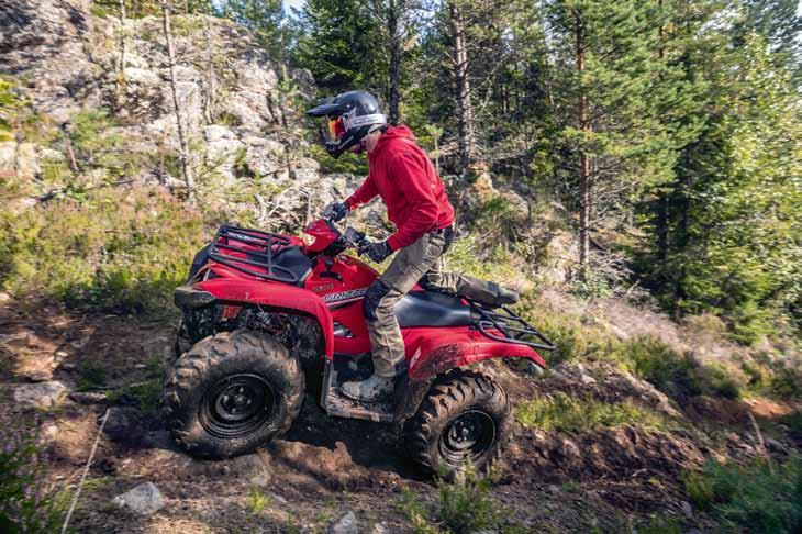 Yamaha GrizzlY 700 EPS Yamaha har genom åren förfinat konsten att förfina det som redan är förfinat och därmed kunna presentera maskiner som är riktigt genomarbetade.