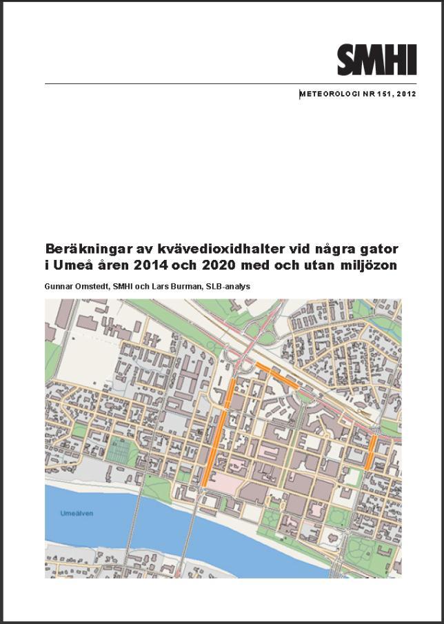 Exempel på studier Förväntad effekt av miljözon i