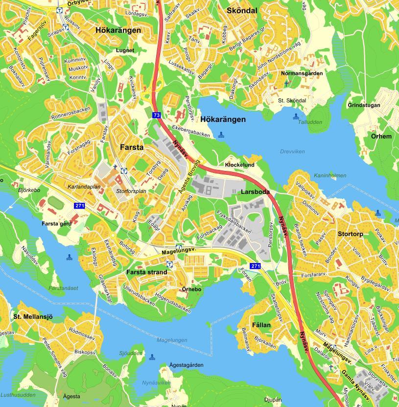Dagvattenutredning kvarteret Väddö Sida 17 (24) 5 Recipienten och dess status Exploateringsområdet är beläget mellan vattenförekomsterna Magelungen och Drevviken.