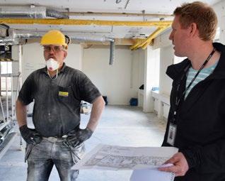 Det är roligt att Folktandvården flyttar in till centrala Kristianstad, det är bra för hela stadskärnan säger ABK:s vd Henrik Strand och Karl-Henrik Persson som är chef för kommersiella lokaler.