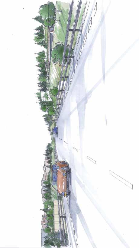 MKB till arbetsplan E4 Förbifart Stockholm FRÅNLUFTSSTATION LUNDA INDUSTRIOMRÅDE BERGSLAGSVÄGEN Figur 19.
