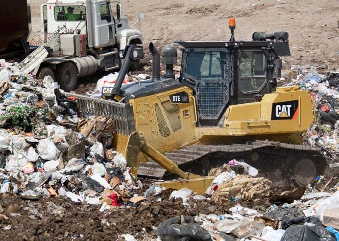 D7E WH Avfallshanterare Eldrift D7E är särskilt populär vid avfallsarbete tack vare sin produktivitet, manövrerbarhet och bevisade bränsleeffektivitet. Det elektriska drivsystemet drivs med en Cat C9.
