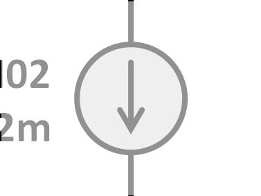 Exempel likströmsteori förenklingar Ensam spänningskälla I03, 5m R3, Strömkälla vinner i seriekoppling R2, E1, 4V R1, 2k R4, 2k A