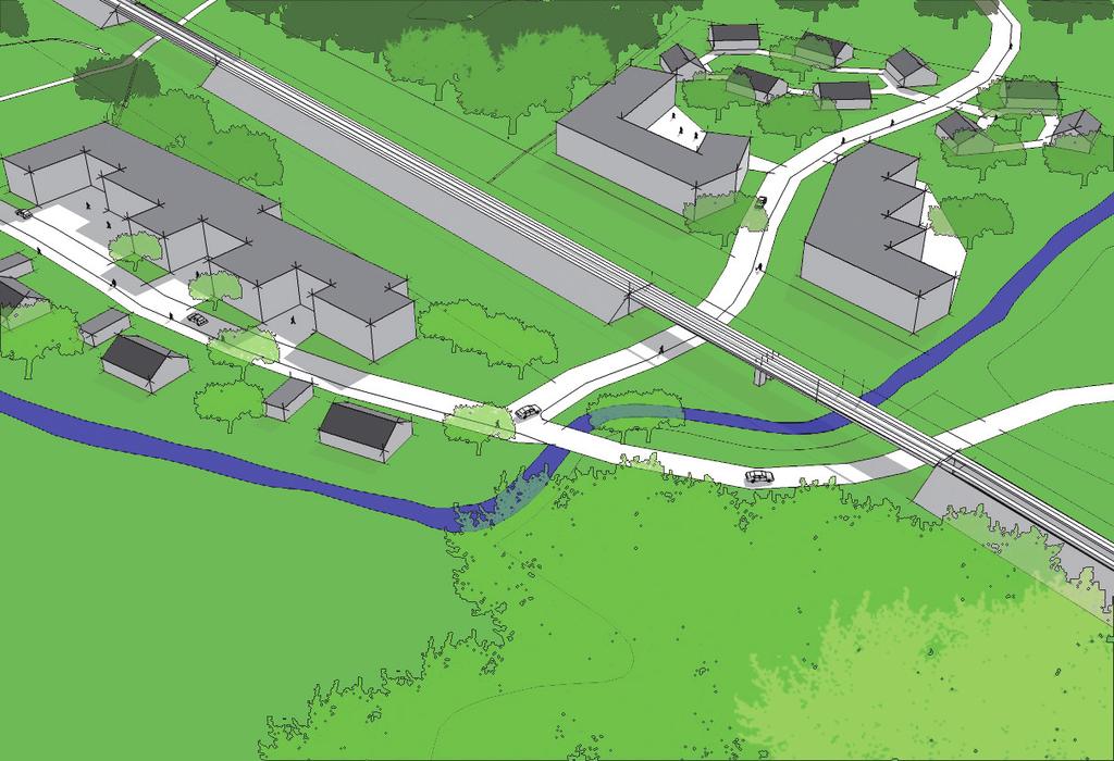 Övriga samhället ligger på ca +12 meters höjd över havet. 4.