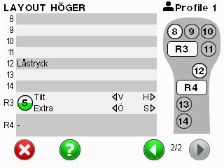 integrerade gripen på tummrulle R1.