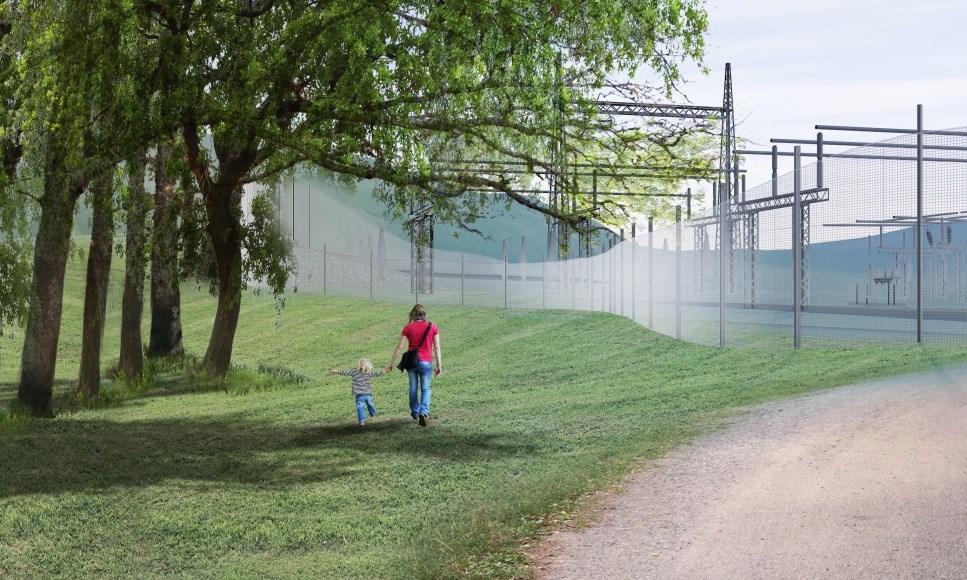 Sida 18 (27) Teknikhusets tak ska utformas som så kallat grönt tak och täckas med t.ex. sedum och andra arter för att skapa artrikare miljöer som gynnar biologisk mångfald.