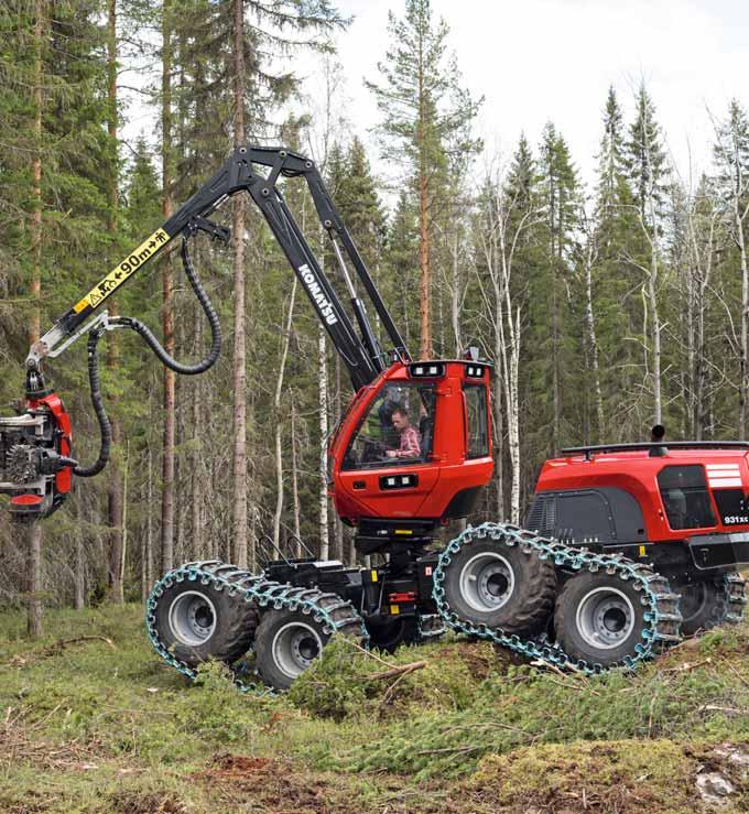 SE 931XC Stabilitet och lågt marktryck 931