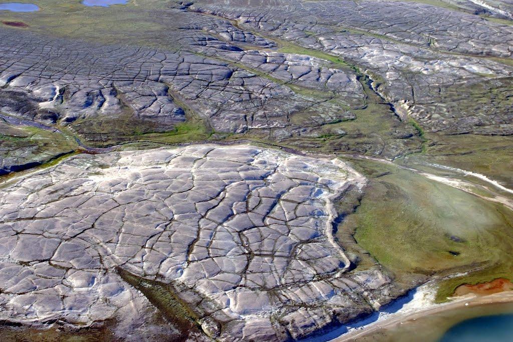 SPÅR AV ÄLDRE FROSTMARK MED POLYGONER Lite av funderingar vid hastig överblick i lidar från Norrbotten ner till Dalarna Vid min jordartskartläggning av Norra Sverige har jag några gånger stött på
