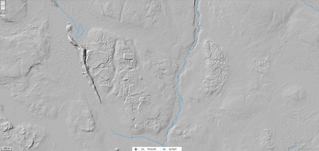 Även veikimorän som antas bildad vid avsmältningen av den tidigaste Weichselisen, verkar till synes präglat av polygonnät vid framträdandet under ett yngre moränlager (Fig. 7).
